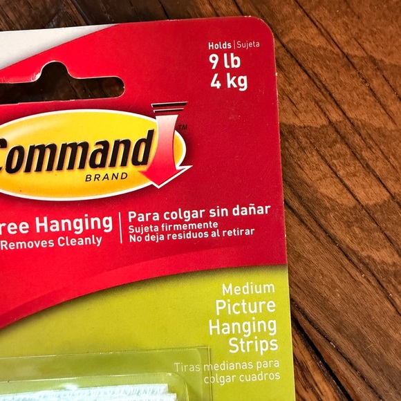 3M Command Picture Hanging Strips Set lot of 5 packs 4lb, 9lb, and 12lb Bundle - Picture 2 of 5